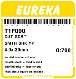T1F090 - Cut Screw -T1F090_Label_T